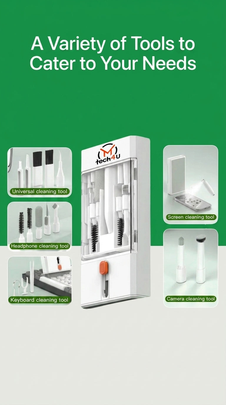 22 in 1 Premium Cleaning Tools Kit for Phone, Airpods, Headphones, Keyboards, Cameras, Laptop & More