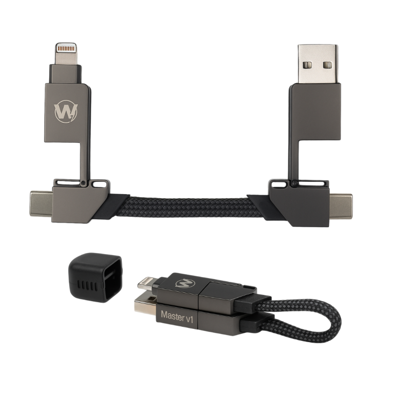 Master v1 100W Zinc 6in1 Survivor Ring Cable by W