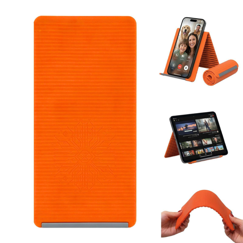 Trending Portable Rollable Bendable Soft Silicone Multi-Angle Stand for Phones, IPads and other devices