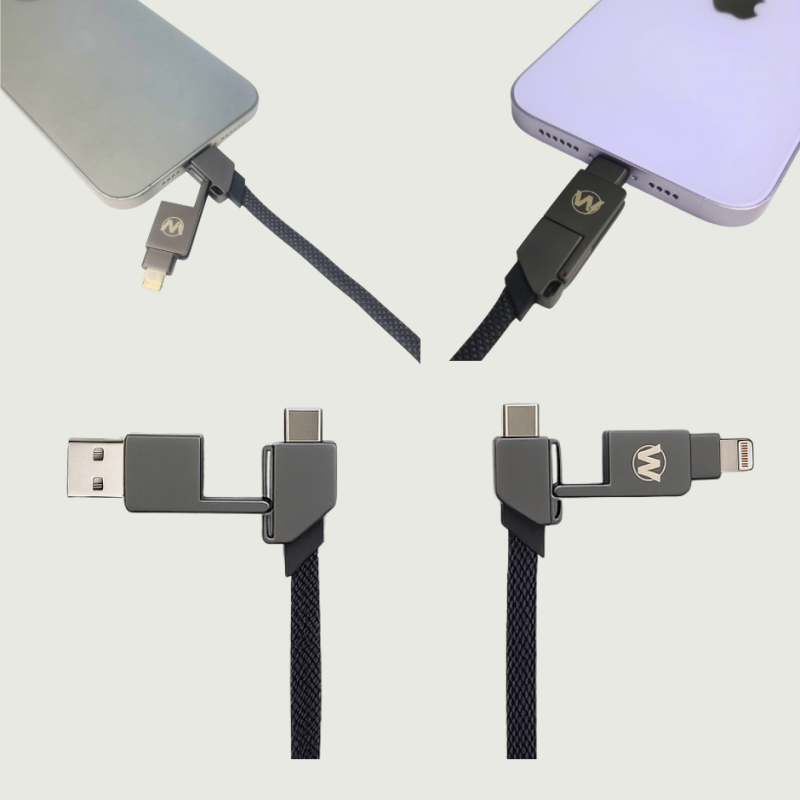 Master v2 100W Zinc 6in1 Cable by W (2m / 6.6ft Length)